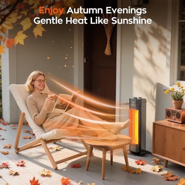 Thumbnail 3 de 27-Inch Infrared Patio Heater ⚡