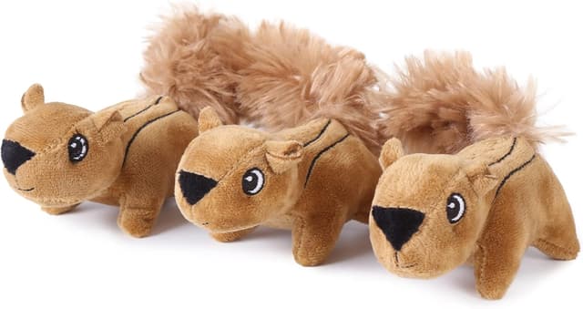 Thumbnail 6 de Laifug Hidden Squirrel Plush Dog Toy – interactive squeaky hide-and-seek for dogs (L)