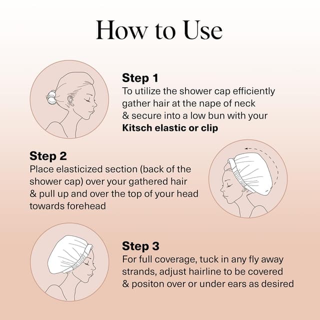 Detalle 2 de Damen Duschhaube Wasserdicht für Haar