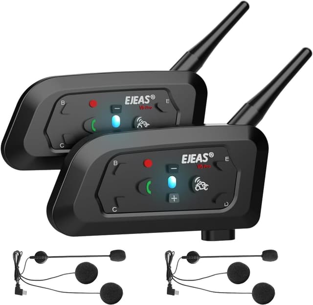 Thumbnail 6 de EJEAS V6pro Interfono Moto Bluetooth Coppia 1200 m