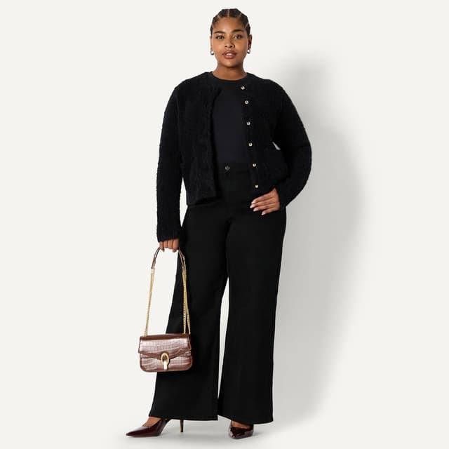 Thumbnail 6 de Amazon Essentials Damen Regular-Fit Bouclé-Wollmischung Jacke „Demis Favorit“ mit Knöpfen