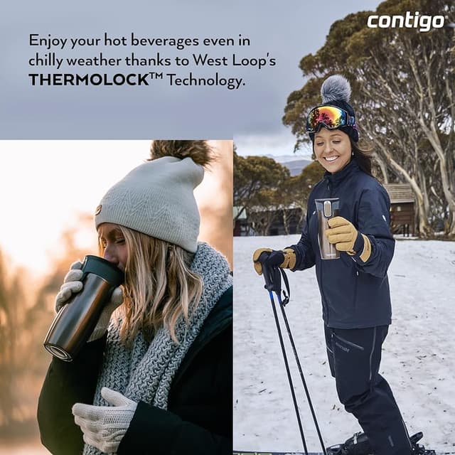 Thumbnail 4 de Contigo West Loop Autoseal Vaso térmico morado 1 unidad