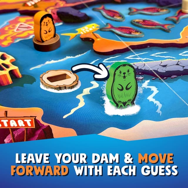 Detalle 2 de 13 Beavers: River Adventure Board Game for 2–6 Players 🎲