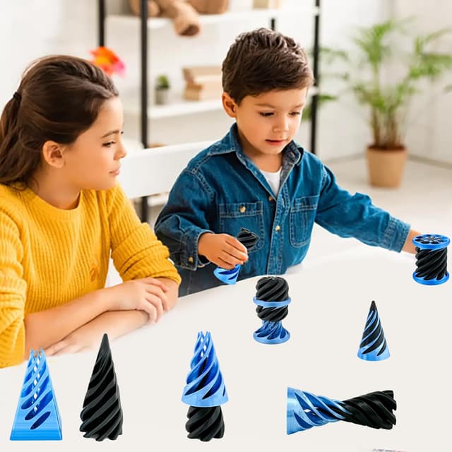 Detalle de Impossible Cone Spiral Fidget Toy 3-Pack