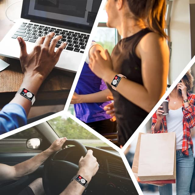 Thumbnail 6 de MIJOBS replacement strap for Huawei Watch Fit (metal stainless steel mesh band)