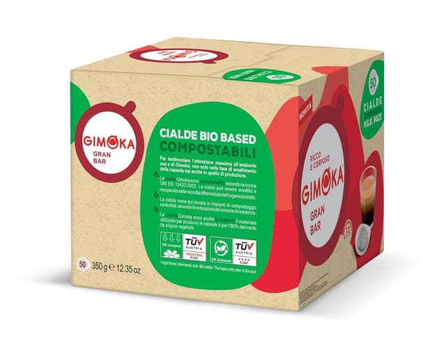 Detalle de Gimoka kompatibel für Easy Serving Espresso (Tüten/Pods) – Cialde ESE 44–50 mm, Intensität 12, 50 Kaffeepads