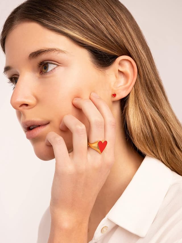 Detalle de SINGULARU Anello Heart 15,8mm 💍