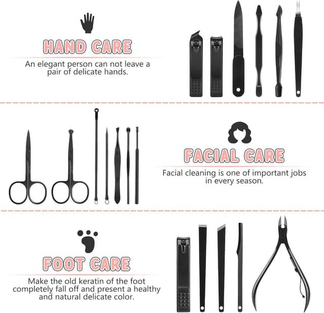 Detalle 2 de Jubolion 19-piece manicure set for nails