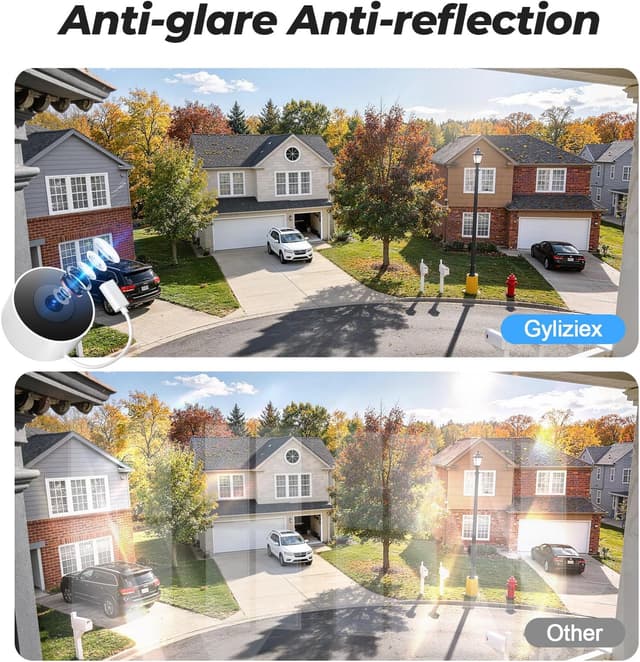 Detalle de Window Security Camera 4MP 2K WiFi Dual-Band