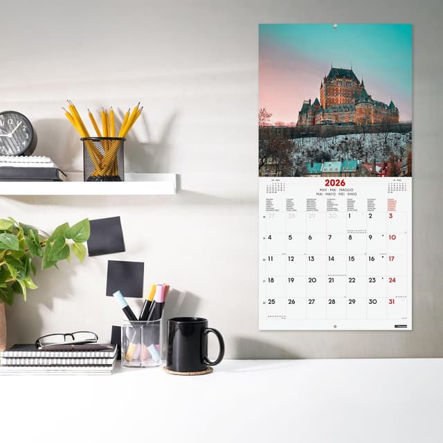 Detalle 2 de Finocam Wall Calendar 2026 30x30 cm