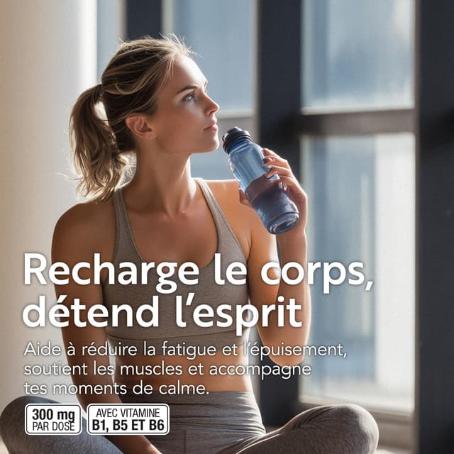 Detalle de +LIFE Magnésium bisglycinate 1500 mg (360 gélules) + vitamines B1, B6, B5