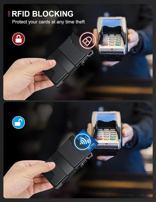 Thumbnail 4 de dwnkove Mens Wallet 12‑card aluminium