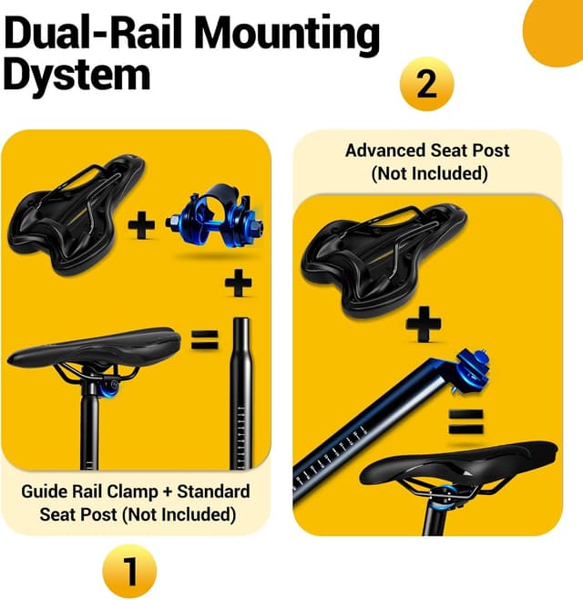 Thumbnail 4 de SPGOOD Sella Gel 27 x 16 cm per bici