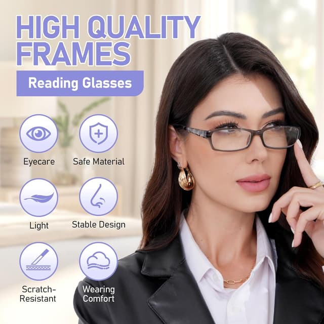 Thumbnail 3 de Kerecsen 5-Pack Reading Glasses for Women ๐ท