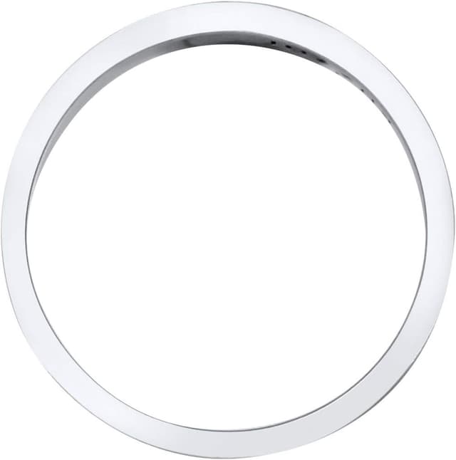 Detalle de Kuzzoi Herrenring oxidiert aus massivem 925 Sterling Silber (10 mm) – Bandring mit Rillenstruktur, Ringgröße 60–66