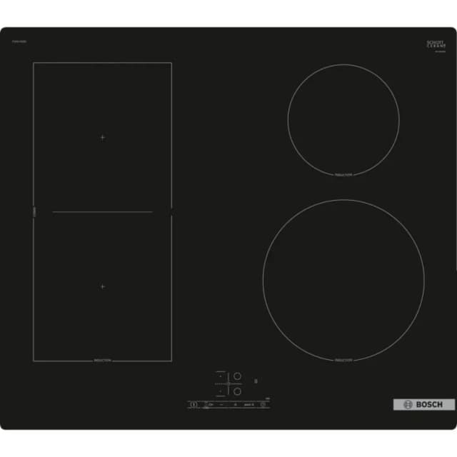 Detalle de Bosch Serie 4 PVS61RBB5E: placa de inducción de 60 cm con 4 zonas y Touch Control