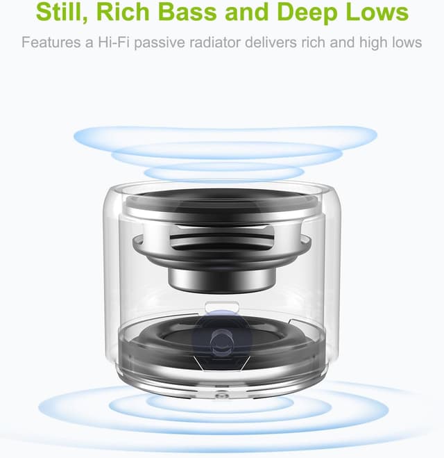 Detalle 2 de EWA A106 Pro Portable Bluetooth Speaker (Red) with Packed Travel Case, IP67 Waterproof