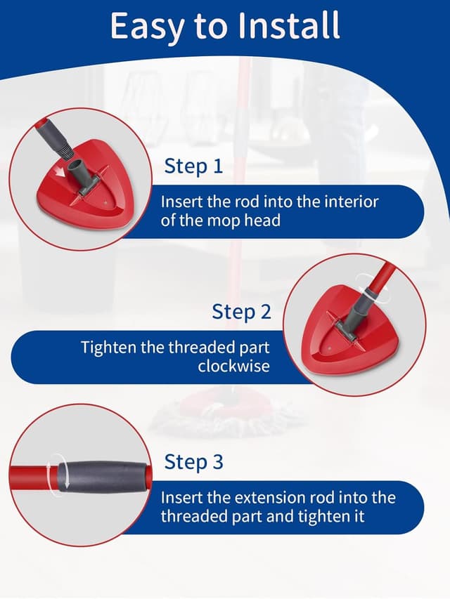 Thumbnail 3 de Vileda Spin Mop Handle Replacement