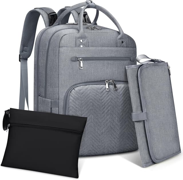 Imagen de RAINSMORE Baby Changing Bag Backpack 1pc en OfertitasTOP