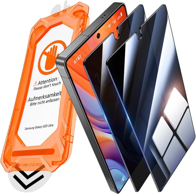 Detalle de UniqueMe Galaxy S25 Ultra Privacy Screen Protector 2 Pack