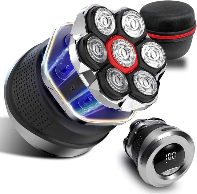 Detalle de 7D Electric Bald Razor 7D Wet/Dry Shaver