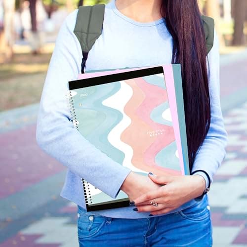 Thumbnail 6 de Five Star 8" x 10.5" Spiral Notebook, 80 Sheets ๐