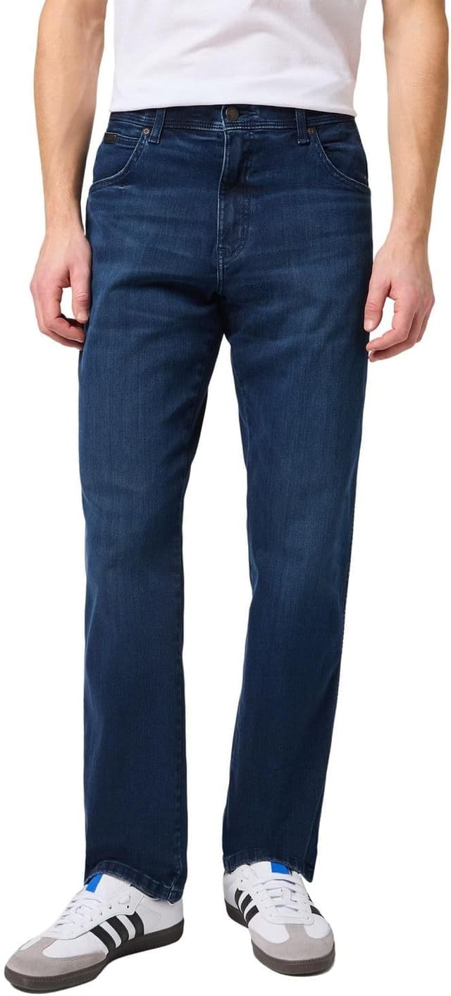 Thumbnail 6 de Wrangler Texas Jeans Verdant Tone en coton avec stretch moyen (36W x 30L) pour homme