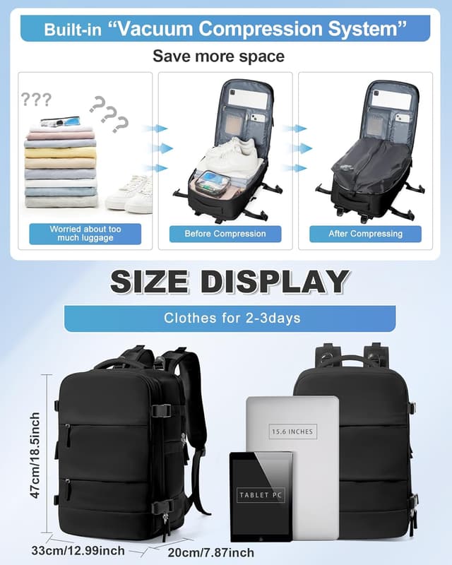 Detalle 1 de BJLFS Vakuum Rucksack 14 Zoll