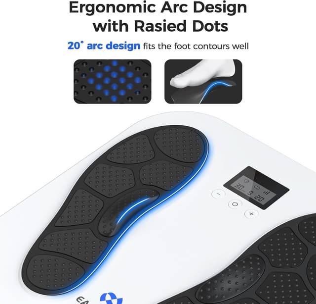 Thumbnail 6 de Medic Circulation Booster for Feet and Legs – Electric EMS Foot Massager with TENS Technology, 10 Modes and 20 Intensities (White)