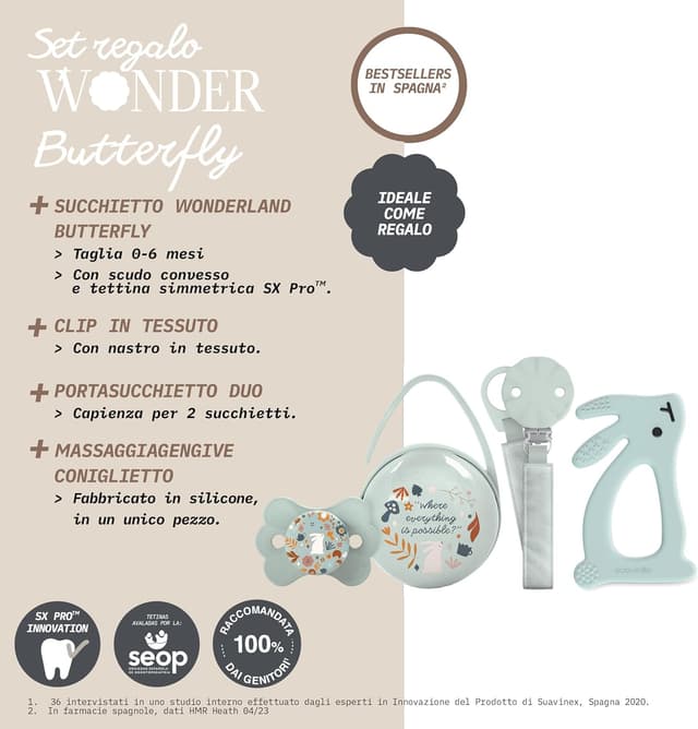 Detalle de WONDER SET regalo neonato 0-6 mesi