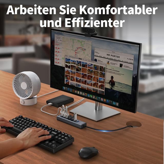 Thumbnail 5 de ABFCRTTW 7-Port USB Hub 120 cm