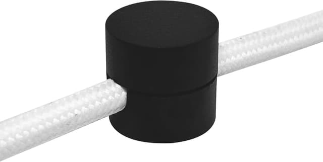 Detalle 2 de smartect Support Câbles mural Plafonnier Ø20x18 Noir