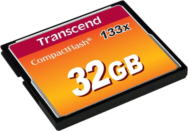 Thumbnail 1 de Transcend Tarjeta CompactFlash 32GB 🚀 Up to 50MB/s TS32GCF133