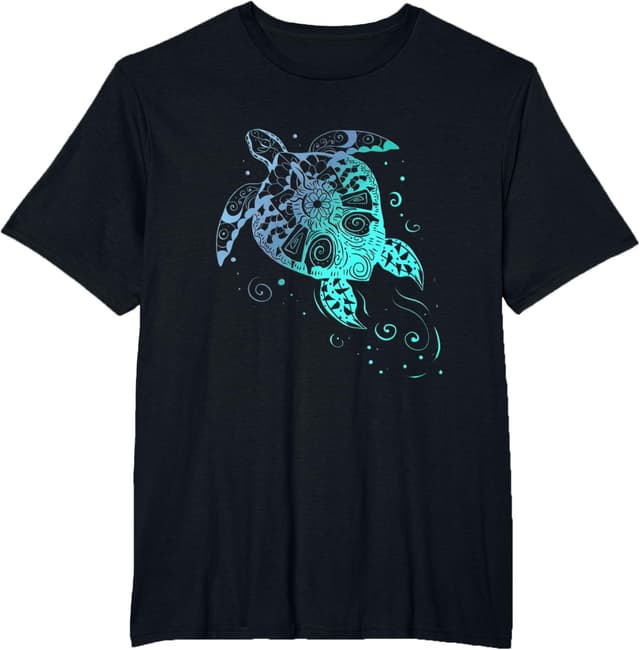 Detalle 2 de Tartaruga Mandala Subacqueo tuffarsi Scuba Diving Maglietta