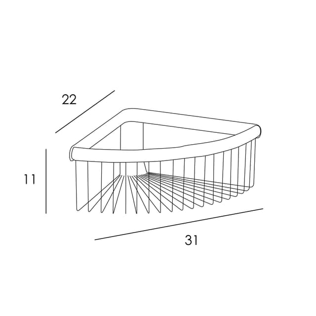 Thumbnail 1 de Manillons Torrent Jabonera rinconera de rejilla para atornillar