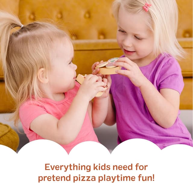 Thumbnail 6 de Melissa & Doug Wooden Pizza playset for kids 🍽