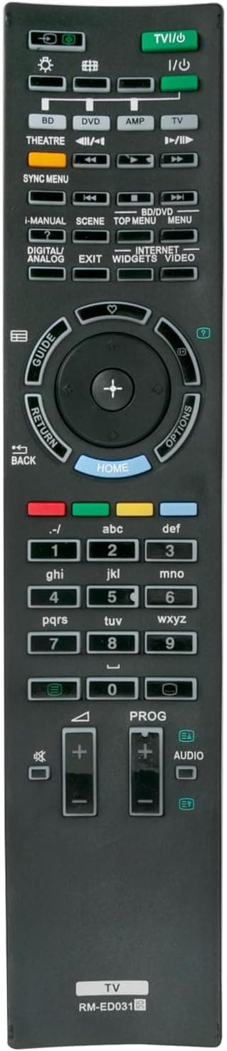 Detalle de Replacement Remote Control for Sony Bravia (RM-ED031 / RM-ED019) 148771511