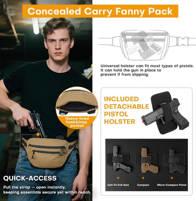 Detalle 2 de HUNTVP Sac banane 500D 26x16x9