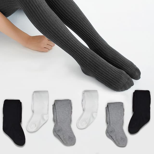 Thumbnail 4 de GENTABY Girls Knit Tights 3-Pack 1-13 yrs