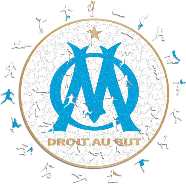 Detalle de Iconic Puzzles Marsiglia Logo – Puzzle in legno 100% sostenibile, taglia M, 270 pezzi