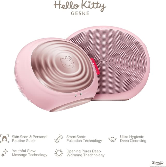 Detalle de GESKE x Hello Kitty Brosse Faciale Thermique Sonique SmartAppGuided 5 en 1