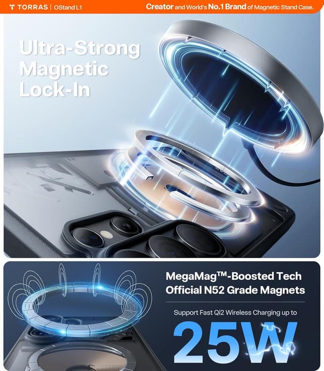 Detalle 2 de TORRAS Galaxy S26 Ultra Magnetic Stand Case