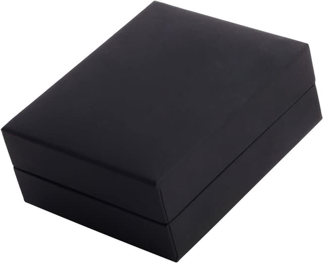 Detalle de Hoop Loop Earrings in 18K White Gold with Sparkling Crystal & Gift Box