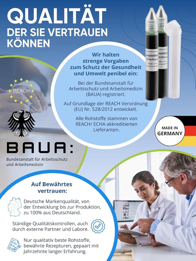 Detalle de AGUALEVE Wasserhärte Test (Titration) bis 24 °dH – schnell & einfach Wasserhärte messen, 2× 15 ml