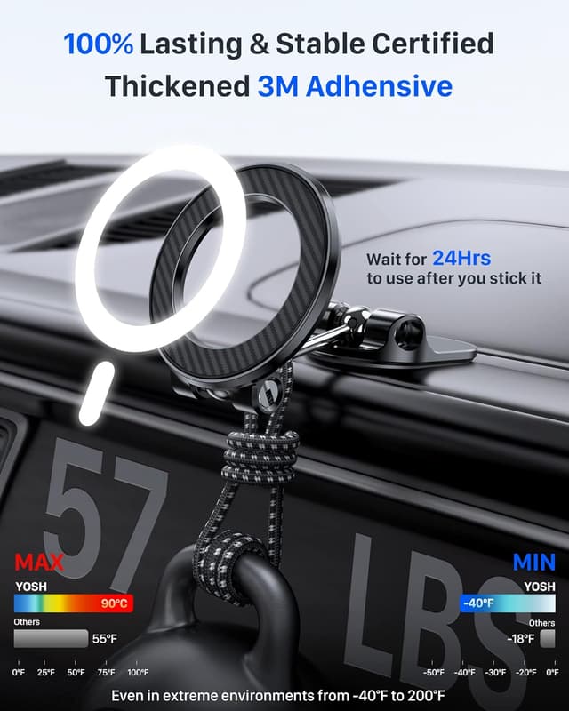 Thumbnail 3 de YOSH Porta Cellulare MagSafe 20 magneti