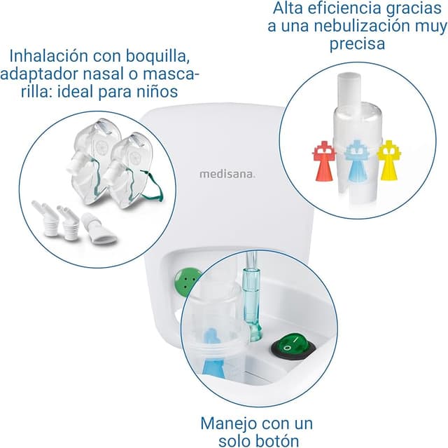 Thumbnail 3 de Medisana IN 500 Inhalador Nebulizador Para Resfriados y Asma 🌬