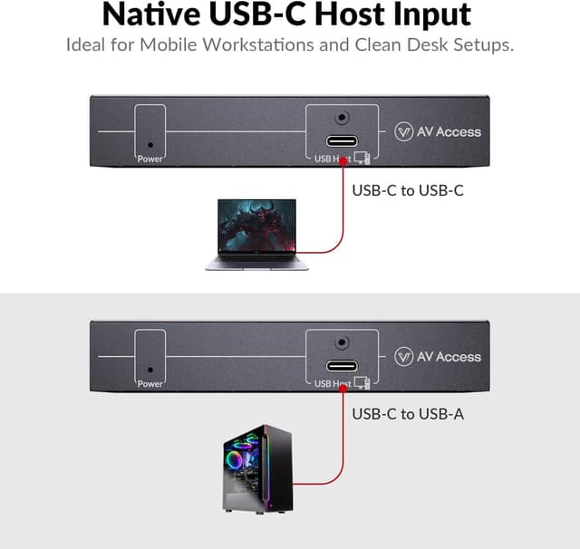 Thumbnail 2 de AV Access USB3.0 Extender over Cat6a/7 100 m, 4 ports USB