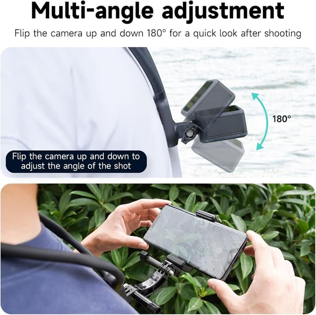 Detalle de TELESIN neck mount 20cm flexible POV holder