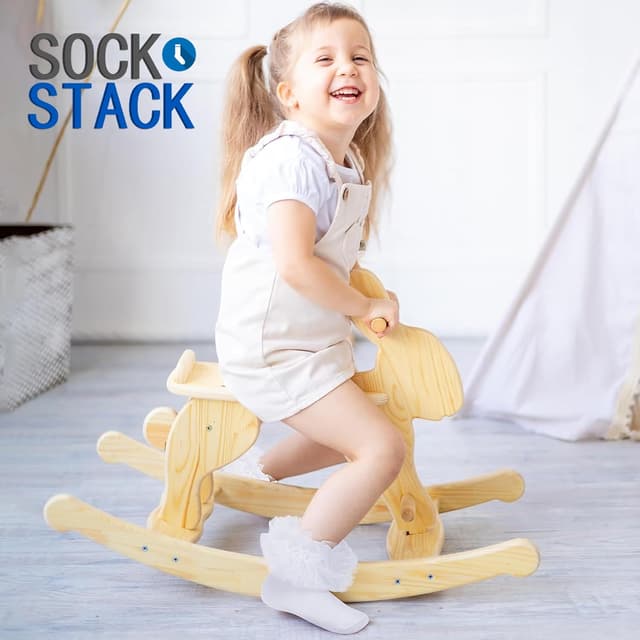 Detalle de Sock Stack 6 Pairs Girls Tutu Frilly Ankle Socks with Lace & Bow