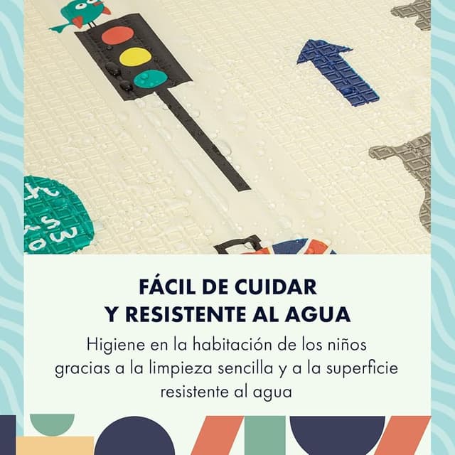 Detalle 2 de Babify Alfombra de Juegos 176×195 cm, 1,5 cm